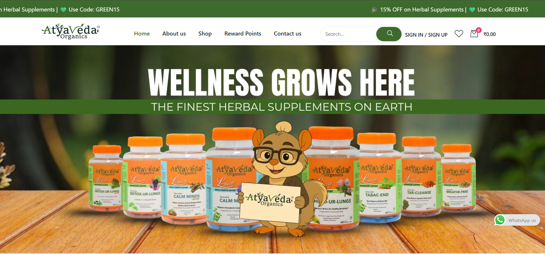 Atyaverda Organics WordPress preview